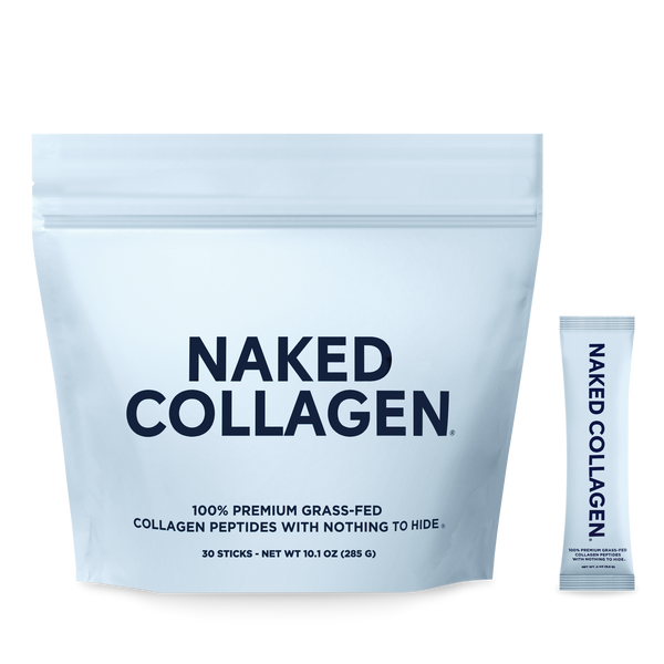 Naked Collagen Peptides Protein Powder | Naked Collagen - 30 Sachets