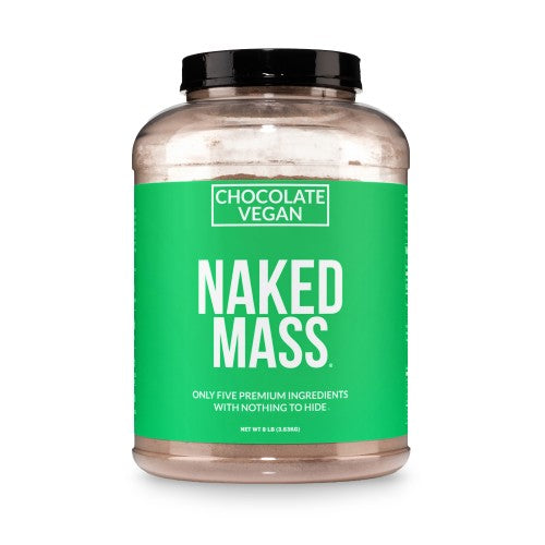 Supplément de gain de poids végétalien au chocolat | Naked Vegan Mass - 8LB
