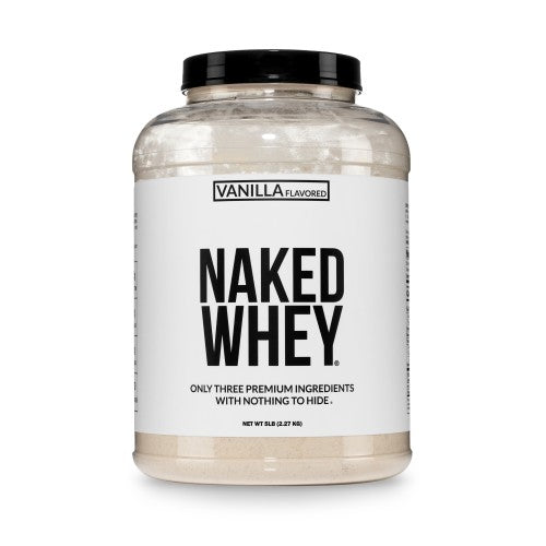 Poudre de protéines de lactosérum à la vanille | Naked Vanilla Whey - 5LB