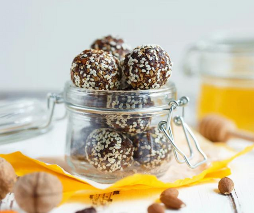 Recette de boules de protéines de beurre d'arachide végétalienne