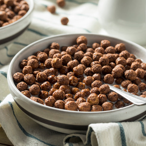 Puffs de cacao au chocolat