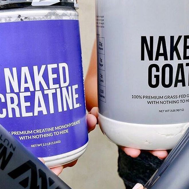 Chèvre nue et créatine nue présentée sur Gearpatrol.com
