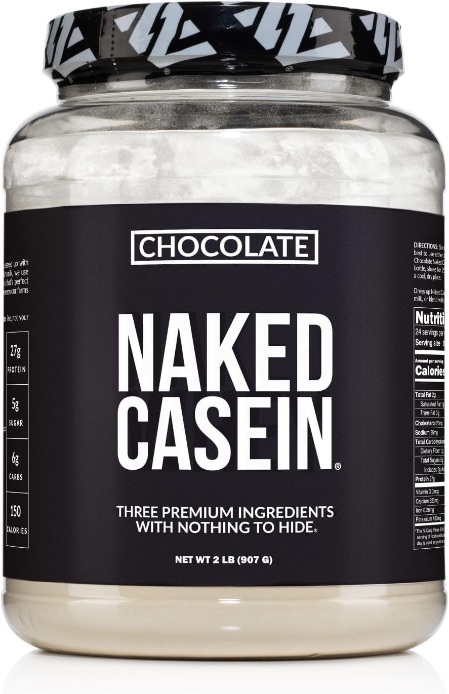 Chocolate Casein Protein Powder | Naked Chocolate Casein 2LB