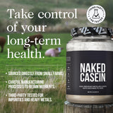 Vanilla Casein Protein Powder | Naked Vanilla Casein 2LB