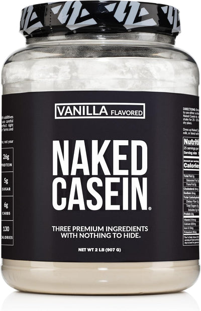 Vanilla Casein Protein Powder | Naked Vanilla Casein 2LB