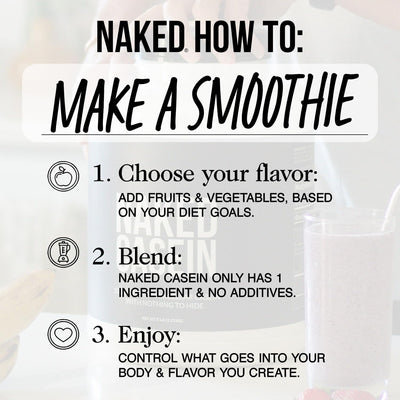 Vanilla Casein Protein Powder | Naked Vanilla Casein 2LB