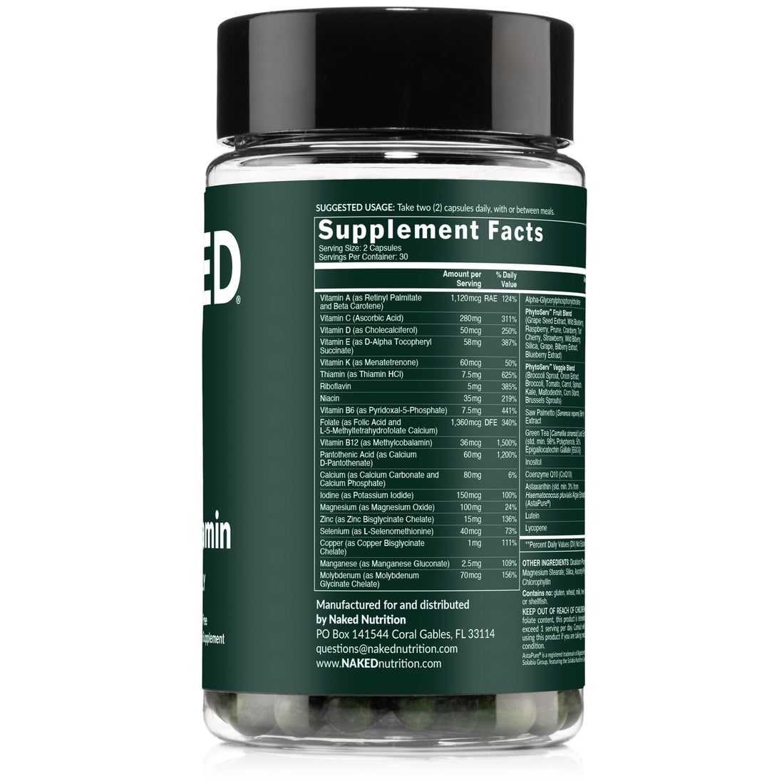 Multivitamine pour Hommes | Naked Men's Multi - 60 Capsules