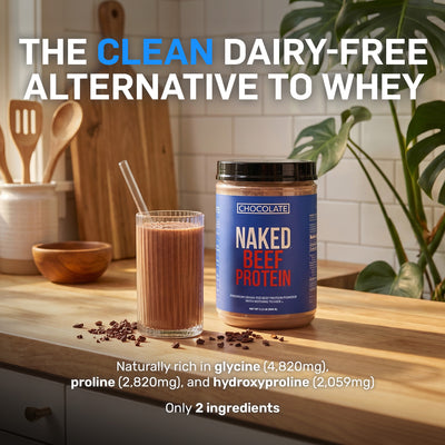 Chocolate Beef Protein Powder | Naked Chocolate Beef Protein - 1.2LB