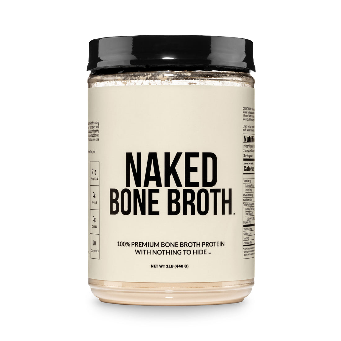 Bone Broth Protein Powder | Naked Bone Broth - 1LB