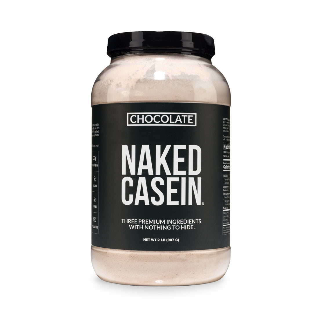 Chocolate Casein Protein Powder | Naked Chocolate Casein - 2LB