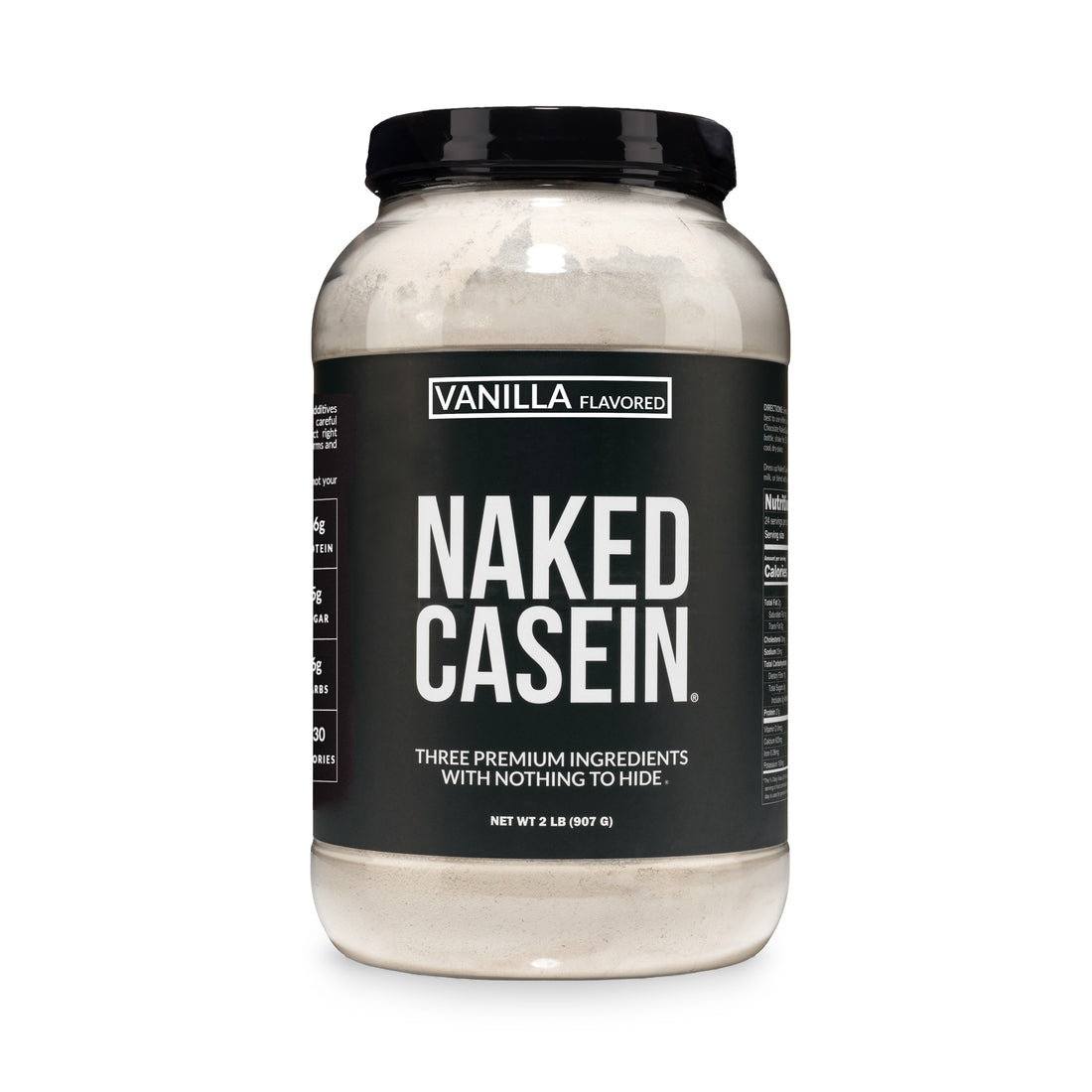 Vanilla Casein Protein Powder | Naked Vanilla Casein 2LB