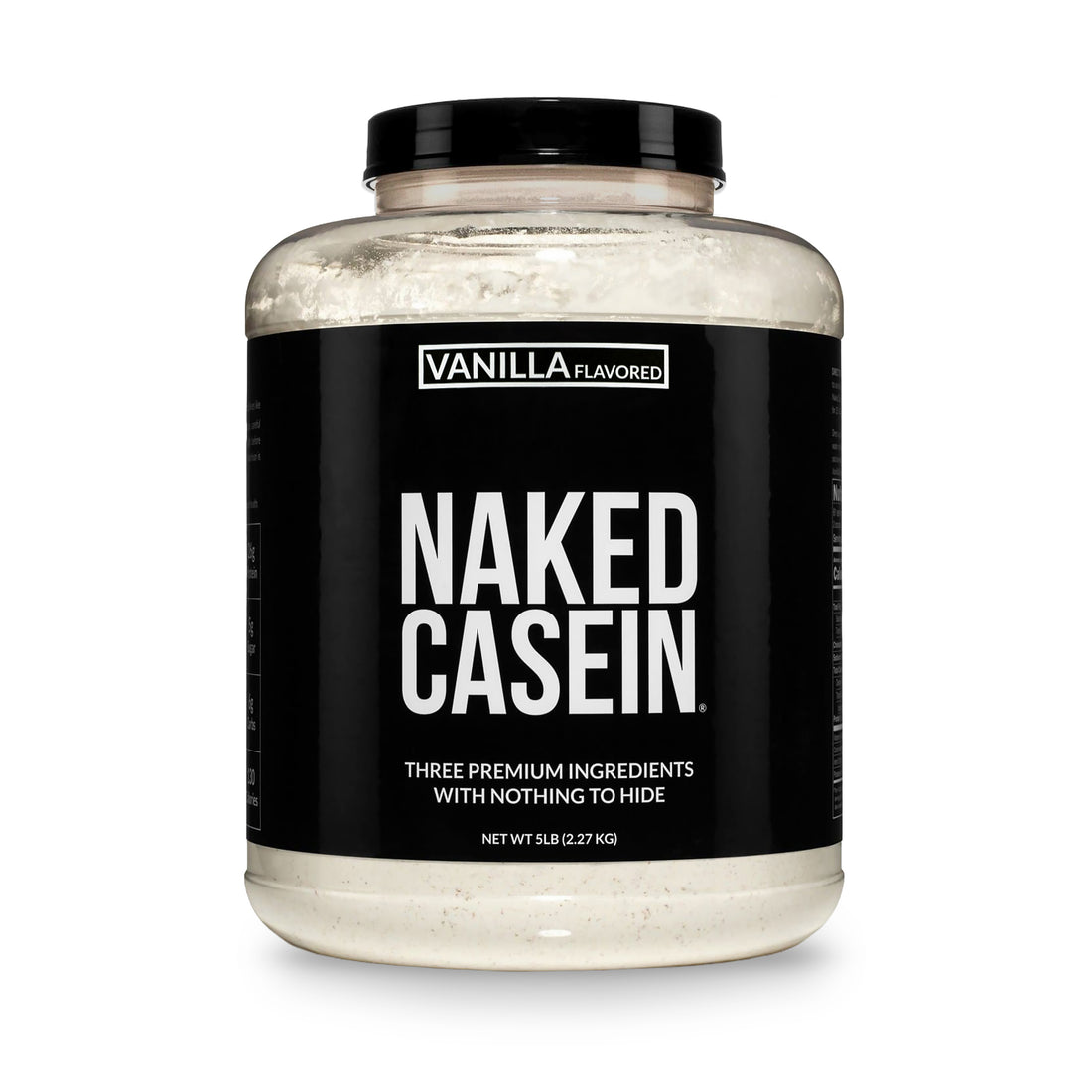 Vanilla Casein Protein Powder | Naked Vanilla Casein 5LB