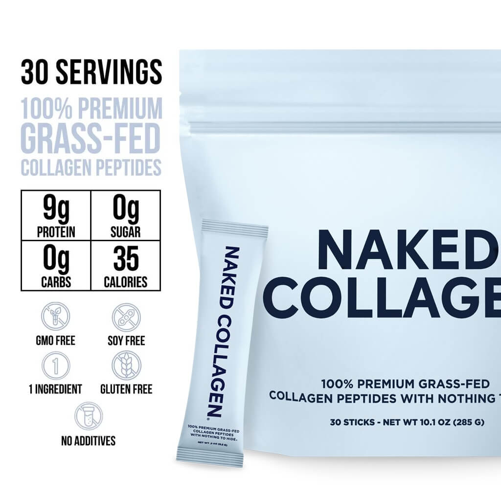 Paquets de Peptides de Collagène | 20 Paquets de Collagène Nu