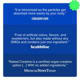 Creatine Travel Packets | Naked Creatine - 30 Servings