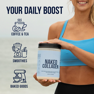 Naked Collagen Peptides Protein Powder | Naked Collagen - 30 Sachets