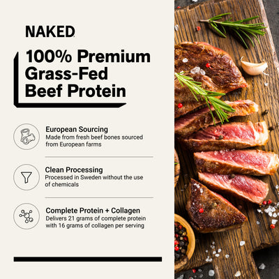 Beef Protein Powder | Naked Beef Protein - 1.1LB