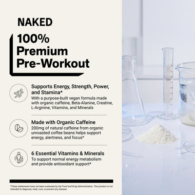 Citrus Pre Workout Supplement | Naked Energy - 30 Servings