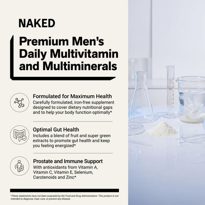 Multivitamine pour Hommes | Naked Men's Multi - 60 Capsules