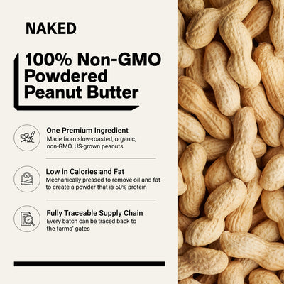 Organic Powdered Peanut Butter | Organic Naked PB - 1.5LB