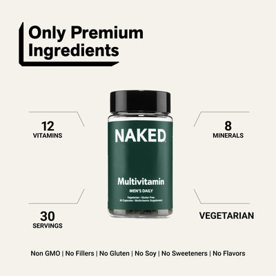Multivitamine pour Hommes | Naked Men's Multi - 60 Capsules