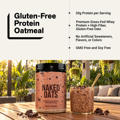 Avoine protéinée au double chocolat | Naked Oats