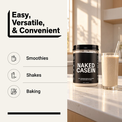 Micellar Casein Protein Powder | Naked Casein - 1lb
