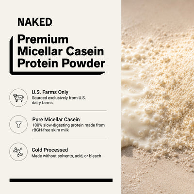 Micellar Casein Protein Powder | Naked Casein - 5lb