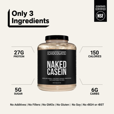 Chocolate Casein Protein Powder - 5LB