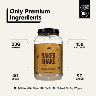 Chocolate PB Protein Shake | Naked Shake - 30 Servings
