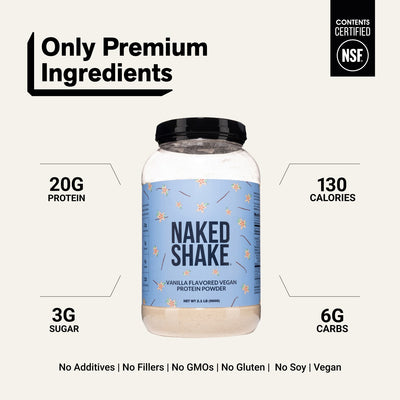 Boisson protéinée à la vanille | Naked Shake - 30 portions