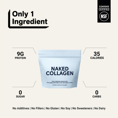Collagen Peptides Packets | 20 Naked Collagen Packets