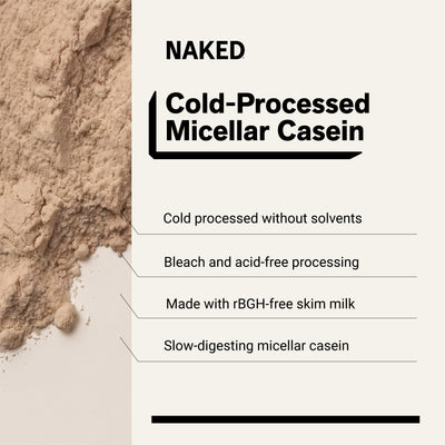 Chocolate Casein Protein Powder | Naked Chocolate Casein - 2LB