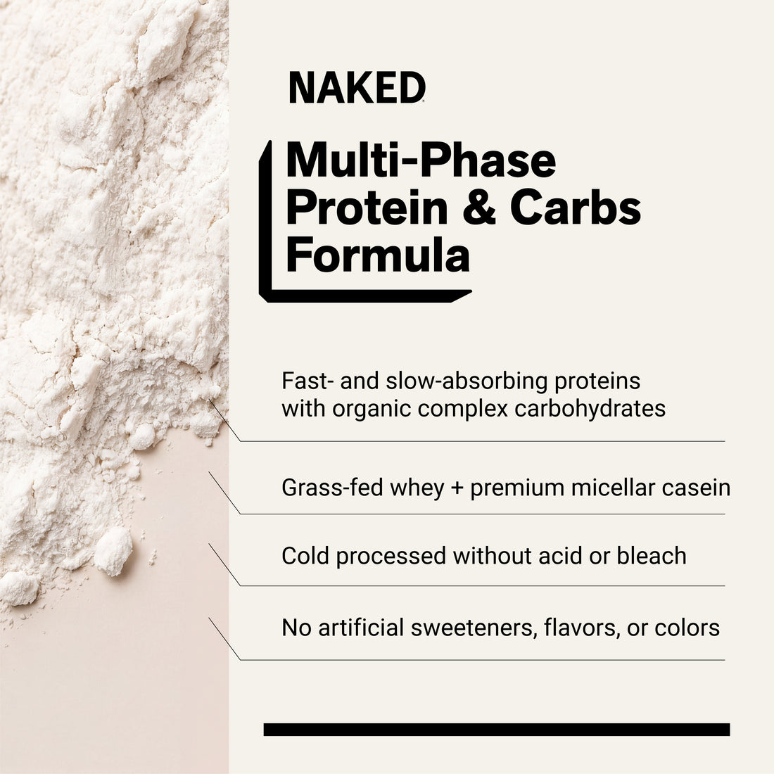 Mass Gainer Protein Supplement | Naked Mass - 8LB