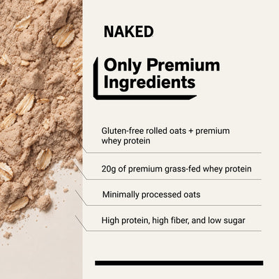 Avoine protéinée au beurre de cacahuètes et au chocolat | Naked Oats