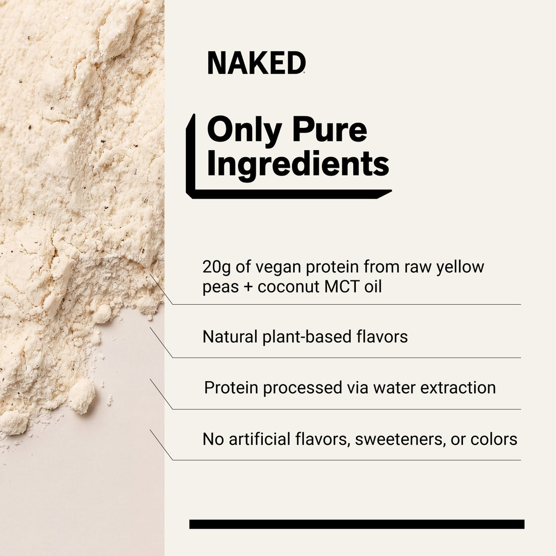 Boisson protéinée à la vanille | Naked Shake - 30 portions