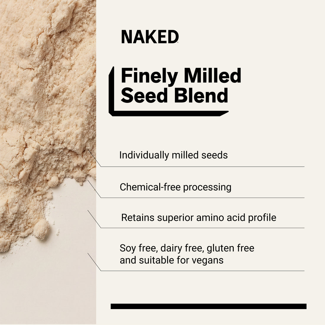 Seed Protein Powder | Naked Seed - 1LB