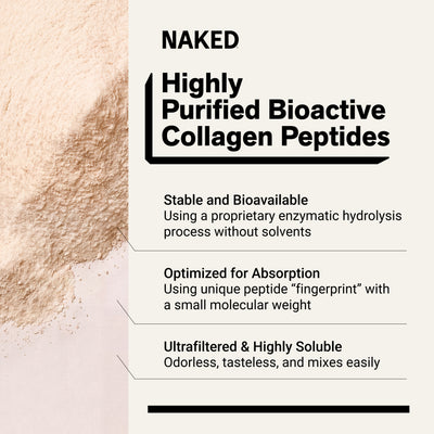 Collagen Peptides Packets | 20 Naked Collagen Packets