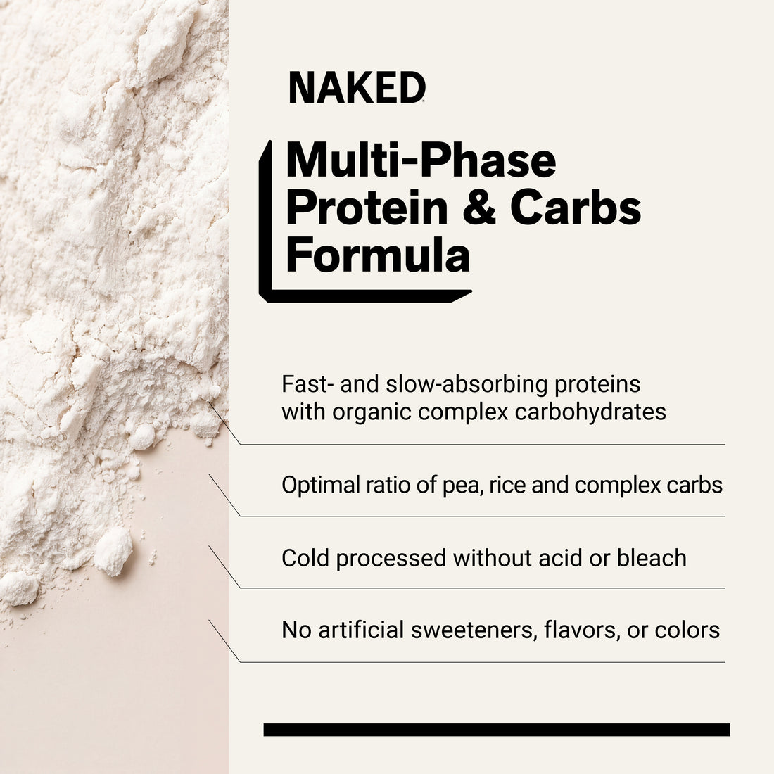 Vegan Mass Gainer Supplement | Naked Vegan Mass - 8LB