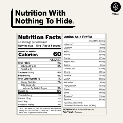 Beurre de cacahuète en poudre | Naked PB - 1.5LB