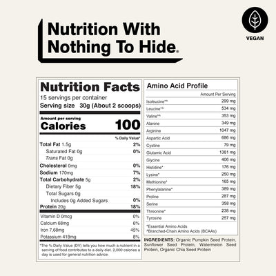 Seed Protein Powder | Naked Seed - 1LB