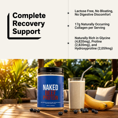 Beef Protein Powder | Naked Beef Protein - 1.1LB