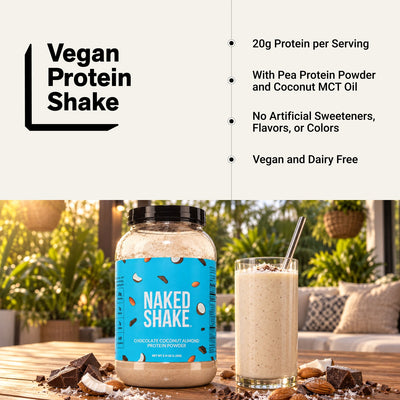Chocolate Coconut Almond Protein Shake | Naked Shake - 30 Portions