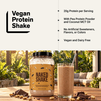 Chocolate PB Protein Shake | Naked Shake - 30 Servings