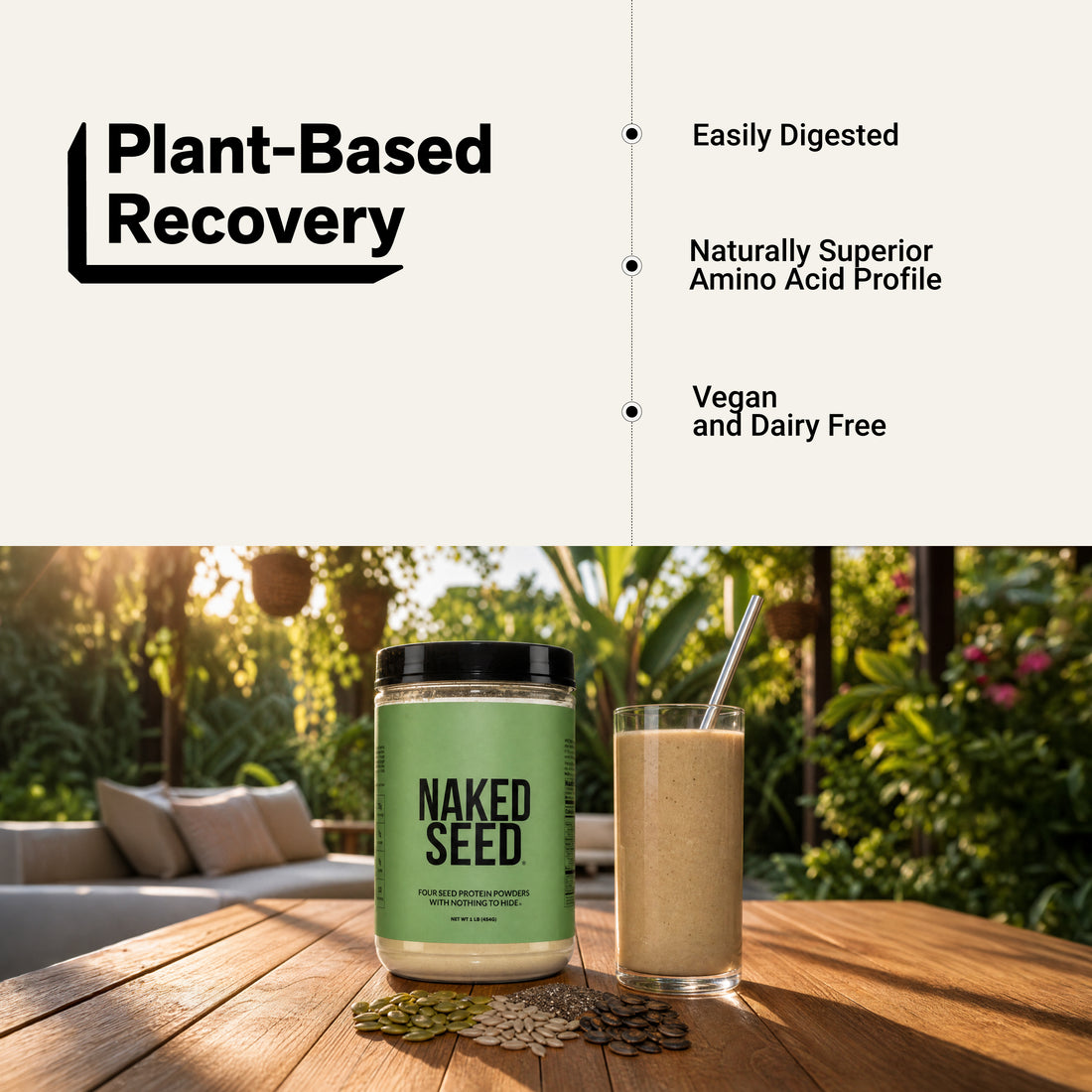 Seed Protein Powder | Naked Seed - 1LB