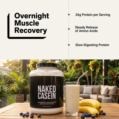 Micellar Casein Protein Powder | Naked Casein - 5lb