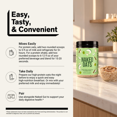Avoine protéinée pomme verte cannelle | Naked Oats