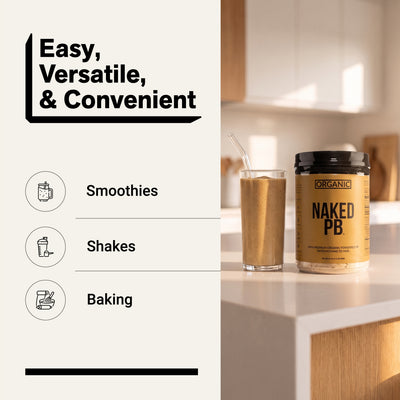 Organic Powdered Peanut Butter | Organic Naked PB - 1.5LB