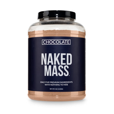 Supplément de protéines de gain de poids au chocolat | Naked Chocolate Mass - 8LB