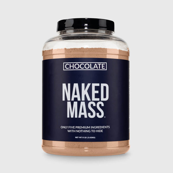 Chocolate Weight Gainer Protein Supplement | Naked Chocolate Mass - 8LB