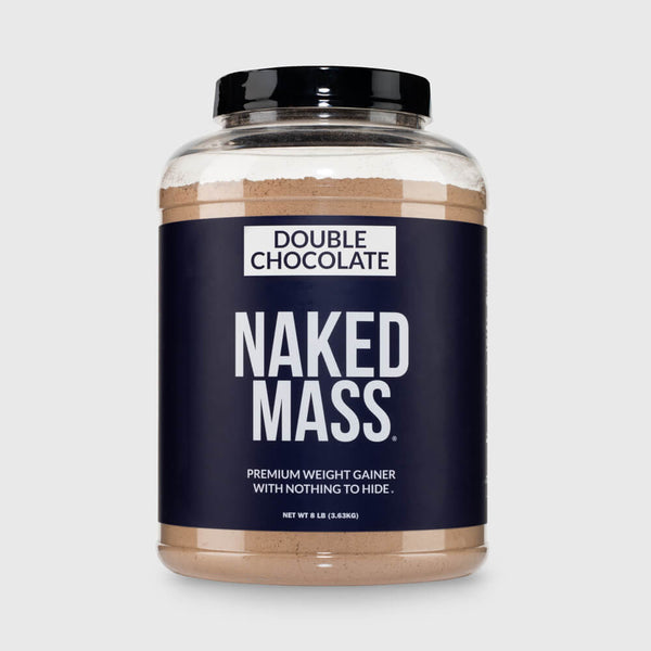 Double Chocolate Weight Gainer Protein Supplement | Naked Mass - 8LB